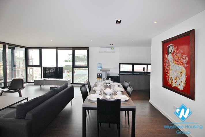 Super modern with lake view duplex to lease in Tay Ho district